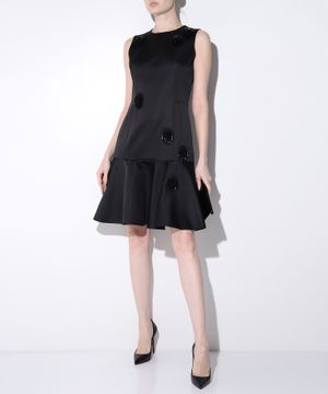 Techno Duchesse sleeveless mini dress