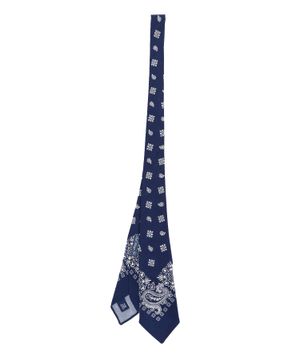 Paisley printed tie