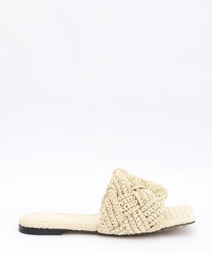 Woven design sandals