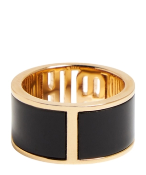 Ring with logo detail