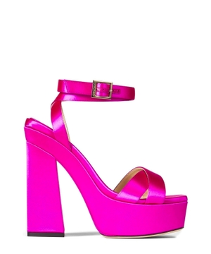 Gaia satin platform sandals