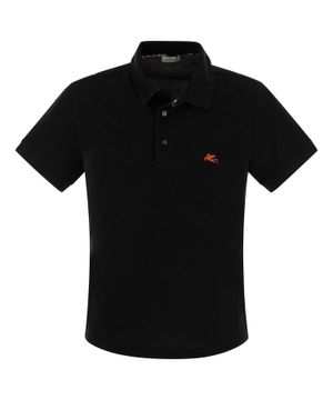 Short sleeve polo with classic collar