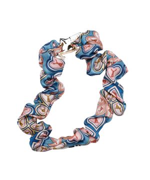 Heart printedd scrunchie