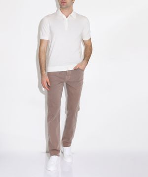 Three button collar polo