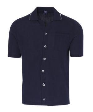 Button fastening polo