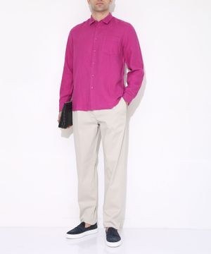 Long sleeve linen shirt