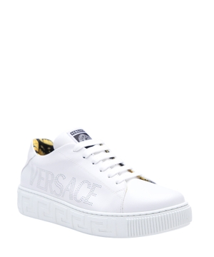 Lace up sneakers with logo detail