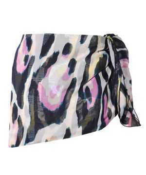 Printed silk pareo