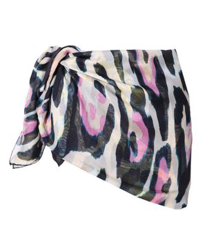 Printed silk pareo