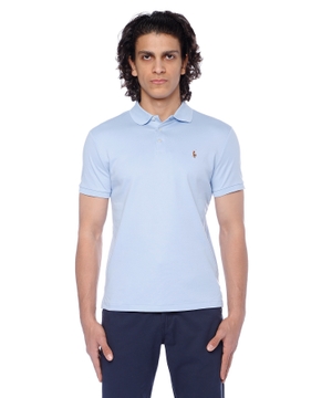 Short sleeve polo with classic collar