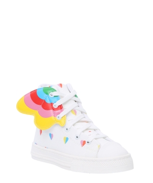 Wings detail sneakers