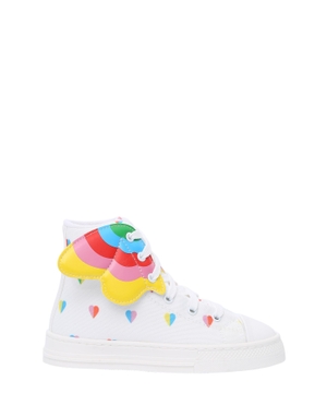 Wings detail sneakers