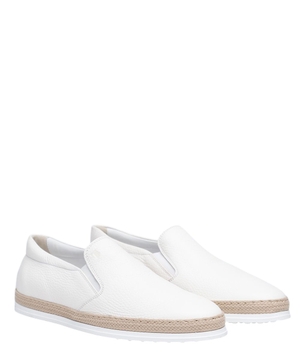Leather slip-on