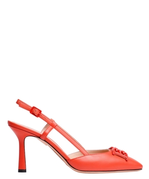 Heels with logo detail