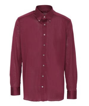 Long sleeve shirt with classic collar