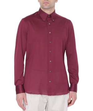 Long sleeve shirt with classic collar