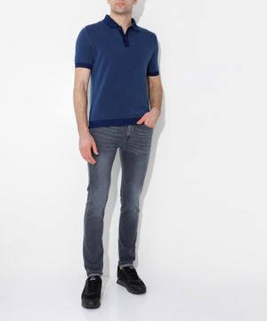 Two button collar polo