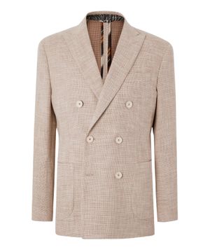 Double breasted long sleeve blazer