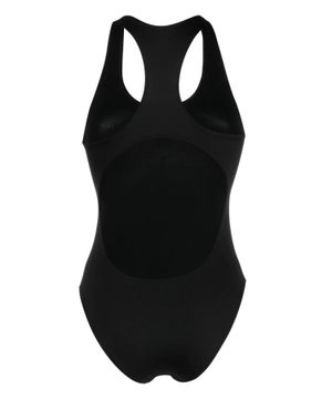 Swimsuit with logo print