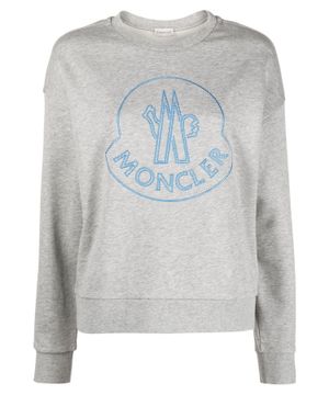 Round neck sweatshirt with long sleeves