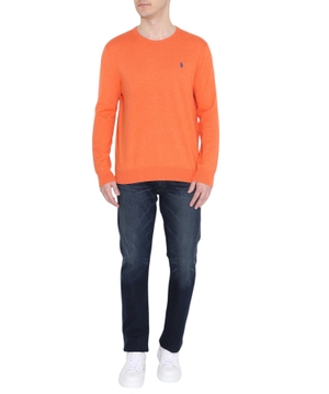 Round neck sweater with long sleeves