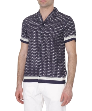 Printed short sleeve shirt