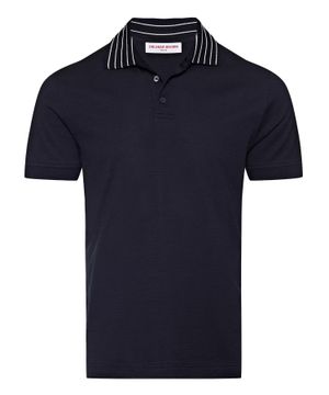 Short sleeve polo with classic collar