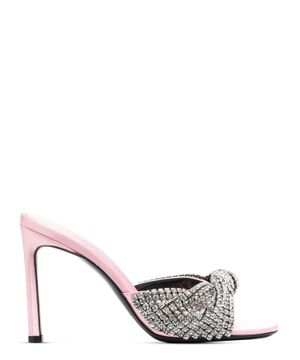 Crystal embellished sandals