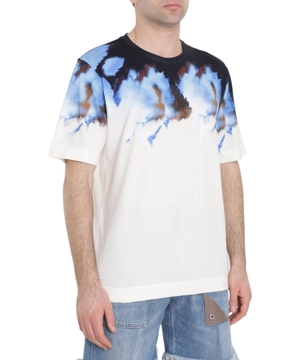 Dairəvi yaxa ilə qısaqol T-shirt