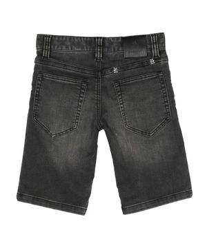 Straight-fit denim shorts