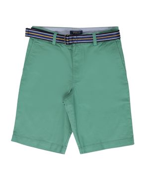 Straight-fit shorts with belt