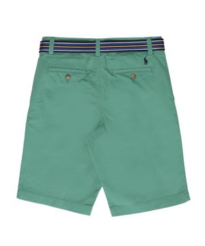 Straight-fit shorts with belt