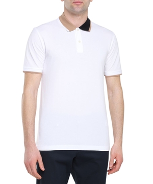 Klassik yaxalı qısaqol polo