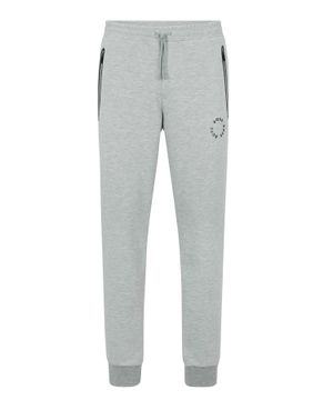 Track pants with elastic waist