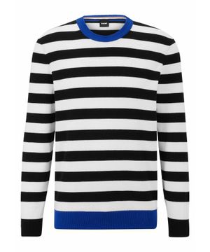 Straight fit striped jumper