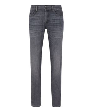 Straight fit jeans with logo detail