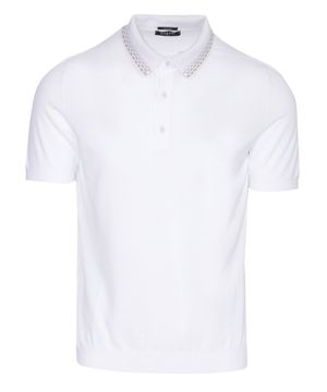 Short sleeve polo with classic collar