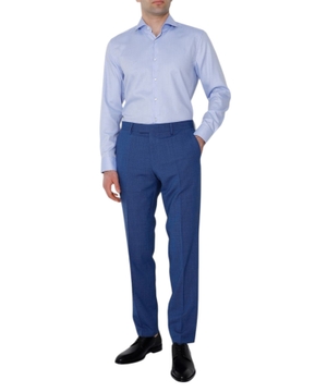 Straight fit shirt with long sleeves