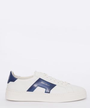 Lace up sneakers with logo print