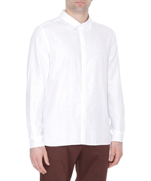 Long sleeve shirt with classic collar