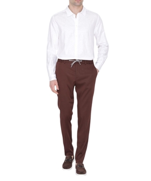 Long sleeve shirt with classic collar
