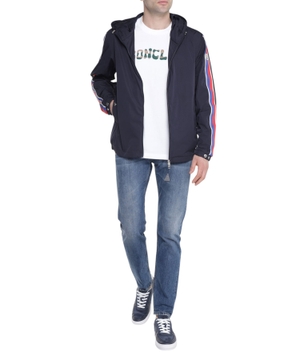 Long sleeve jacket with logo detail