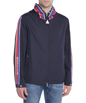 Long sleeve jacket with logo detail