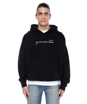 Long sleeve logo print hoodie