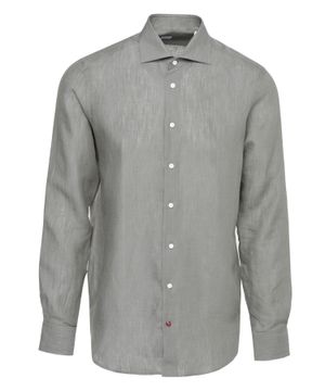 Long sleeve shirt with classic collar