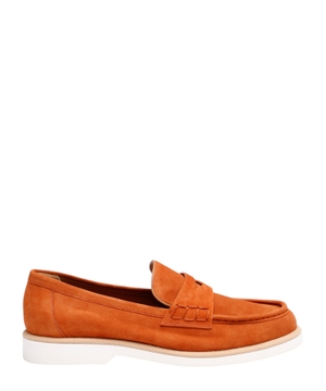 Funnel Tan suede loafers