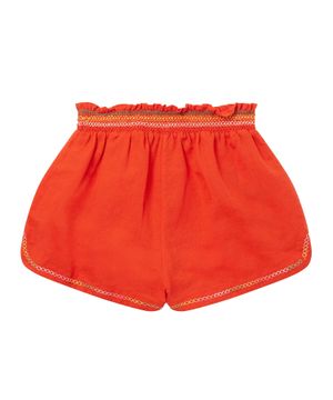 Elastic waist shorts