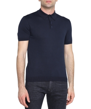 Düymə bağlamalı qısaqol polo