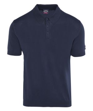 Button fastening short sleeve polo