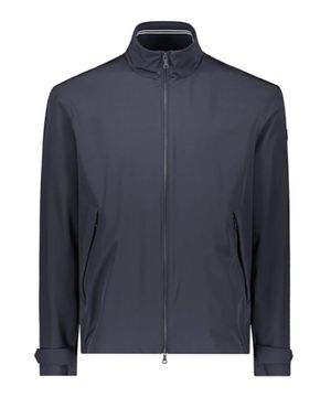 Long sleeve jacket with zip fastening